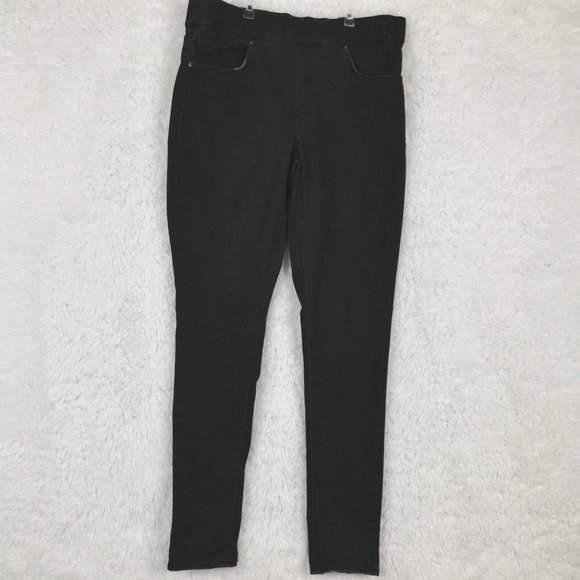 Levi's Womens Pants‎ Leggings Shaping Black Pull On Stretch Mid Rise 30 - Picture 1 of 12